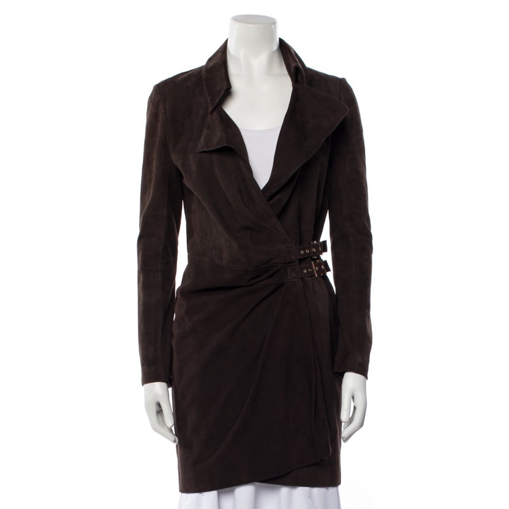 NWT - Tom Ford Vintage Suede Trench Coat - IT40